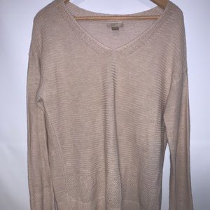 Loft M Sand Sweater